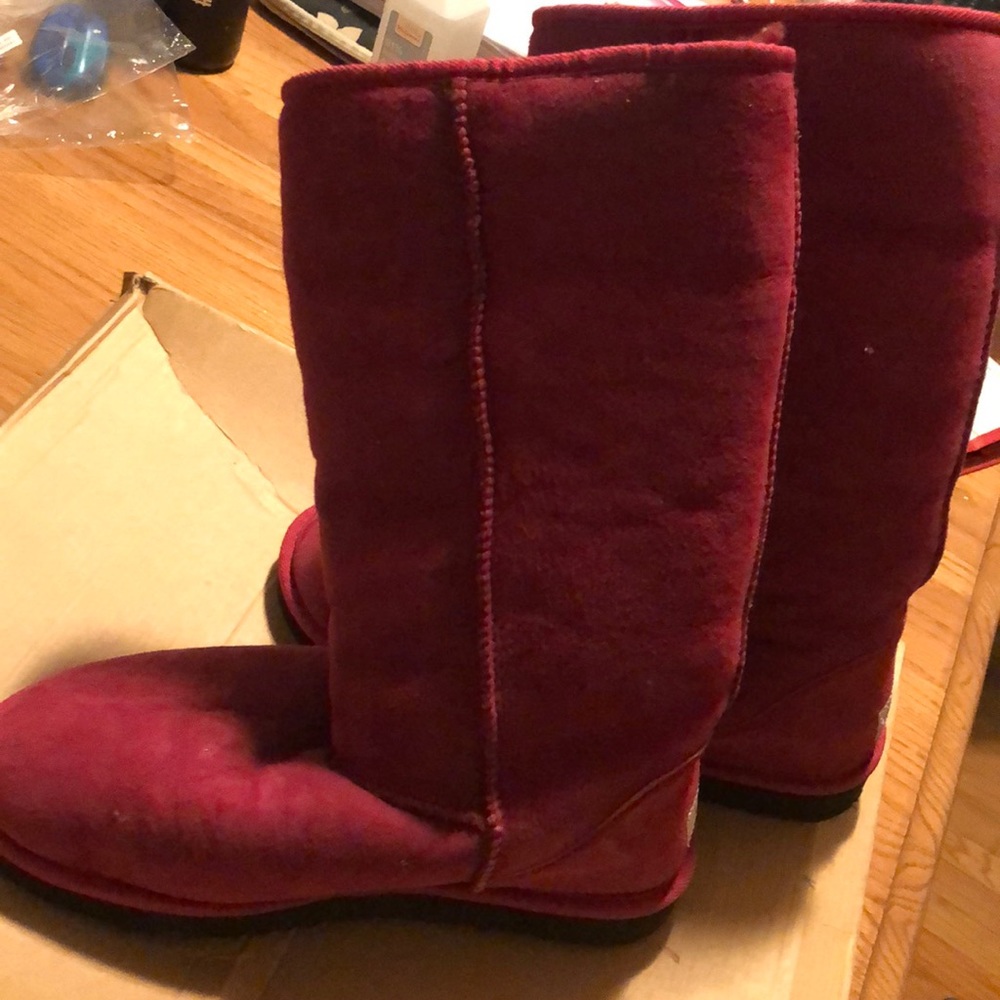 Pink tall Uggs size 10
